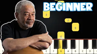Just The Two Of Us - Bill Withers | Beginner Piano Tutorial | Easy Piano