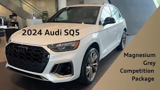 Audi SQ5 Progressiv quattro | Magnesium Grey Competition Package | Glacier White Metallic