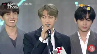 TMA 2019 Grand Music Award BTS - Speech and Idol Performance Stage #tma2019