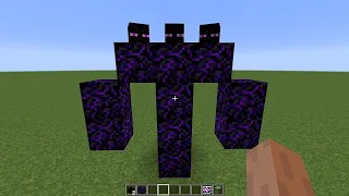 what if you create an ENDER GOLEM