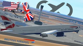 Infinite Flight (22.8) London Heathrow (LHR) - New York (JFK) | British Airways B772 | cinematic