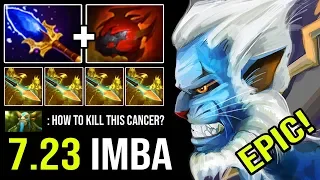 UNLIMITED ARMY!!! NEW 7.23 IMBA Phantom Cancer -6s Doppelganger CD Scepter Build DotA 2