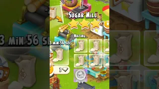 Hay day Glitch sugar Mill Gameplay #shortvideo #hayday #haydayfarm #apple #appletree #shorts