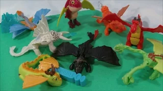 INPORTED HOW TO TRAIN YOUR DRAGON 2 MCDONALDS HAPPY MEAL PLAY SET FROM 2014 AND DREAMWORKS