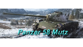 Panzer 58 Mutz Обзор Немецкого прем СТ VIII-го уровня.