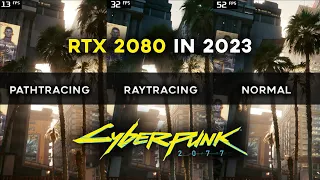 Cyberpunk 2077 Pathtracing VS Raytracing VS Normal on RTX 2080 | Benchmark Comparison | 1440p