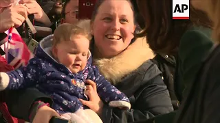 William and Kate tour Sunderland arts centre and visit bridge