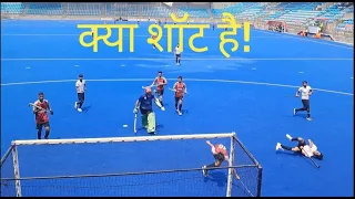 Excellent Reverse Dive Shot by OTHL Hockey Player Yuvraj || Delhi State Jr Championship