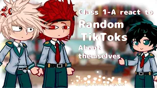 Class 1-A react to Random TikToks about themselves•||^MHA×||•→Katsuki Birthday special←•||`Enjoy~
