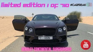 Limited Edition Bentley Continental Supersports 1 of 710 only! Full Review and drive...