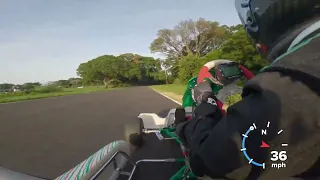 Kart Practice onboard engine seizure