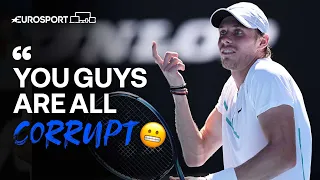 Shapovalov in furious rant at Nadal and umpire | Eurosport Tennis