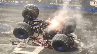 Rockwell Red Monster Truck Crash-Worcester MA 2/18/22