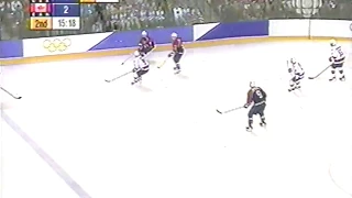 Brian Rafalski Goal - Canada vs. USA, 2002 GOLD MEDAL GAME