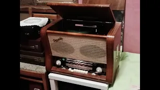 Радиола Дружба 1956г. Обзор, история покупки и ремонта.