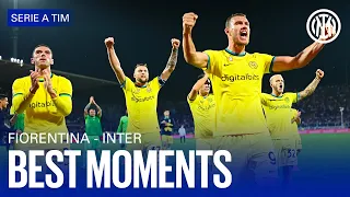 FIORENTINA 3-4 INTER | BEST MOMENTS | PITCHSIDE HIGHLIGHTS 👀⚫🔵