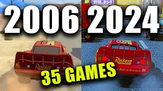 All Disney Pixar Cars Games (2006-2024) ALL 35 Videogames - Gameplay Review (All Platforms)