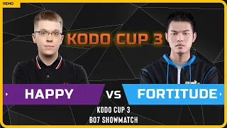 WC3 - [UD] Happy vs Fortitude [HU] - Bo7 Showmatch - Kodo Cup 3