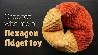 Flexagon fidget toy tutorial - Free amigurumi crochet stim toy pattern [CC]