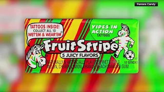 Fruit Stripe gum discontinued after more than 50 years