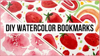 DIY: Watercolor Bookmarks & Painting Ideas