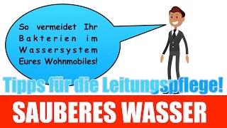 Wasserhygiene im Wohnmobil | Wassertank im Wohnmobil reinigen | Wie geht das? |