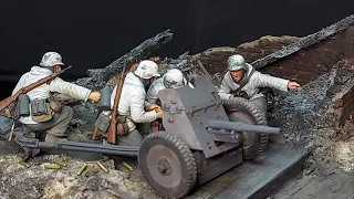 Zvezda 1/35 PAK 36 with crew