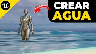 Como hacer AGUA en UE5 (🌊 Lago, Océano, río...) | Con y Sin Plugin "Water" Unreal Engine