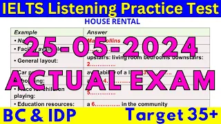 09 May 2024 IELTS Listening Test with Answers 🔴 IELTS PREDICTION 🔴 IDP & BC