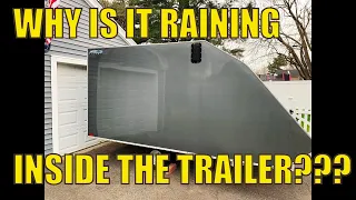 How to ELIMINATE moisture and condensation from your enclosed aluminum cargo trailer.