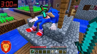 ¿QUE PASO con SONIC LA PELICULA a las 3 AM? 😱 | SONIC LA PELICULA EN MINECRAFT #14 LEON PICARON