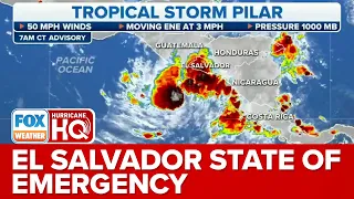 Tropical Storm Pilar Prompts El Salvador To Declare State Of Emergency Ahead Of Flooding Rains