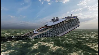 Oasis of the Seas sinks just like Titanic  - What if scenario