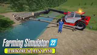Building A ROAD to the forest, Planting Barley ☆ No man's Land ☆ Farming Simulator 22