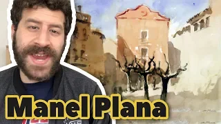 Extreme Watercolor Impressionism - Manel Plana | Painting Masters 23