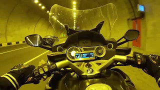 BMW K1600GT tunnel sound!