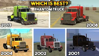 GTA : PHANTOM TRUCK IN EVERY GTA (GTA 5, 4, SA, VC, 3) [WHICH IS BEST?]