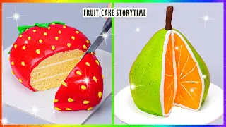 ⏰ DRAMA Storytime 🎄 Top Fondant Fruit Cake Decorating Compilation