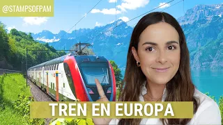 COMO VIAJAR EN TREN POR EUROPA.🚂🇪🇺🎫 GUIA PRINCIPIANTES. / STAMPS OF PAM