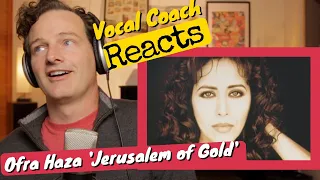 Vocal Coach REACTS - Ofra Haza  'Jerusalem of Gold'