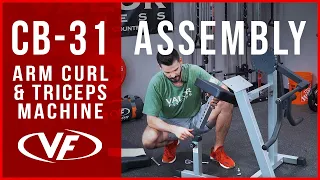 CB-31 Plate Loaded Arm Curl and Triceps Machine: Assembly | Valor Fitness