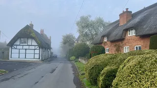 Early Morning Walk in a Small English Village - Kingston Lisle