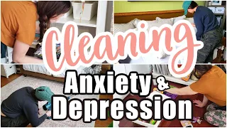 CLEANING YOUR HOUSE WHILE LIVING WITH DEPRESSION & ANXIETY (MOMS TOO DEPRESSED TO CLEAN HOUSE)