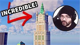 Reacting to more incredible Minecraft Builds! | Reacting to your builds #4