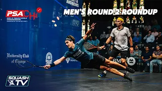Squash: PSA World Championships 2020-21 - Men's Rd 2 Roundup