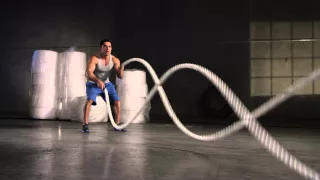 How to perform BATTLE ROPES - HOIST Fitness MotionCage Exercise