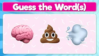 Guess the Word by the Emojis | Super Fun Emoji Puzzles | 96% FAIL 😲