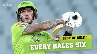 Every six: Hales brings the storm in record-breaking season