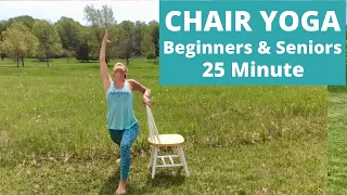 CHAIR YOGA FLOW | 25 MIN BEGINNER YOGA | YOGA FOR SENIORS | GENTLE YOGA