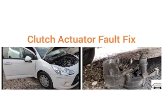 Fix: Citroen C3 1.4 1.6 Hdi P1755 Clutch Actuator Fault. P0744 Signal Fault Open Circuit. Semi Auto